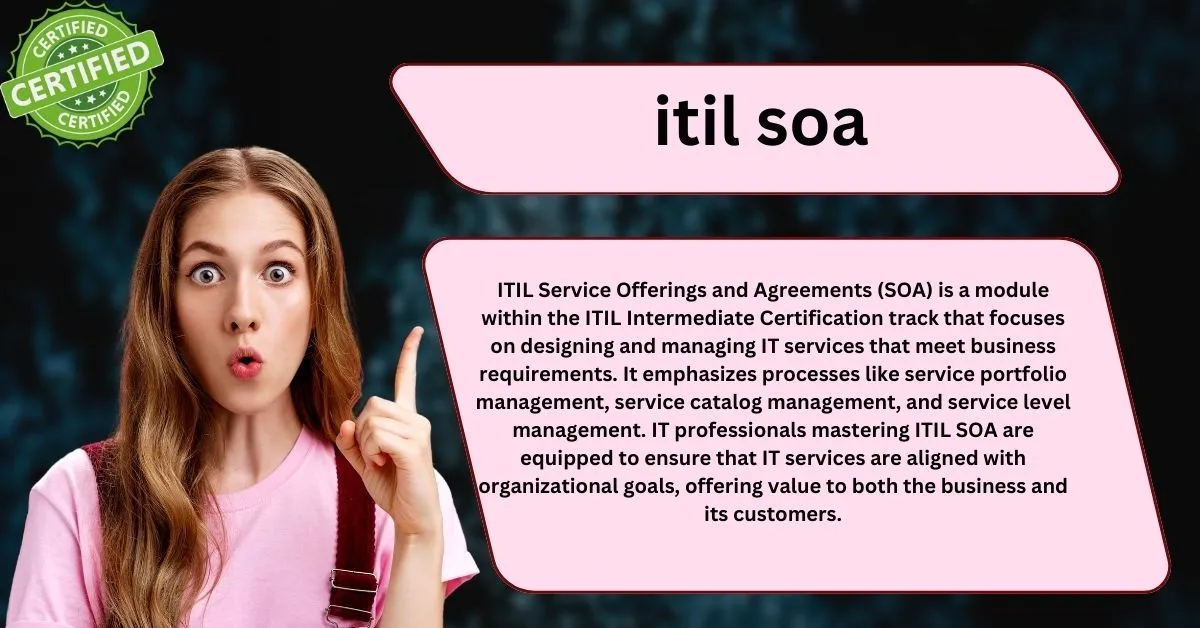 What Do You Need to Know Before Taking the ITIL SOA Exam?