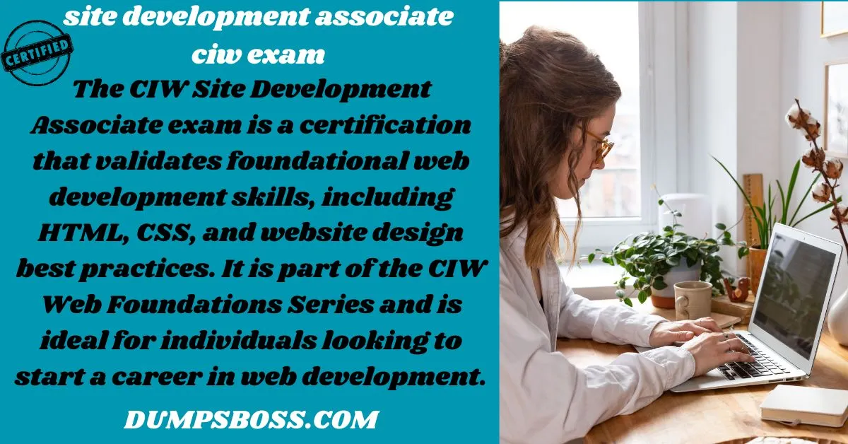 What Are the Main Sections of the Site Development Associate CIW Exam?