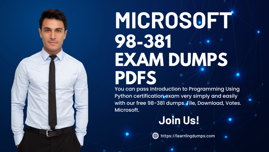 98 381 Exam Dumps PDFs