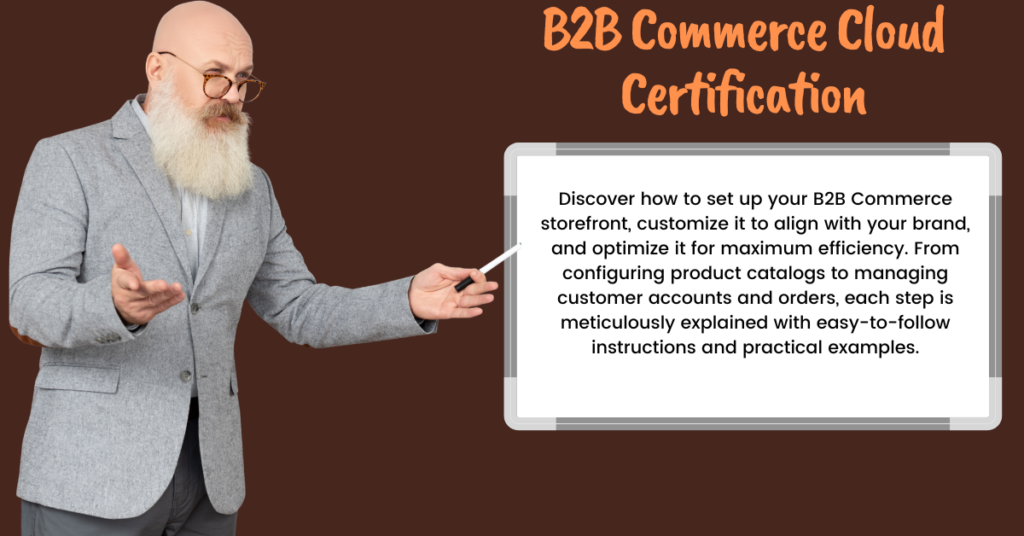 b2b commerce cloud certification
